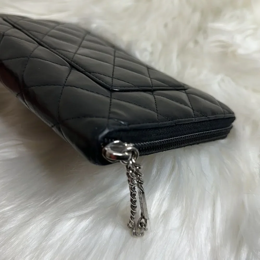 💯Preloved Chanel Large Quilted Wallet/Organizer🍀